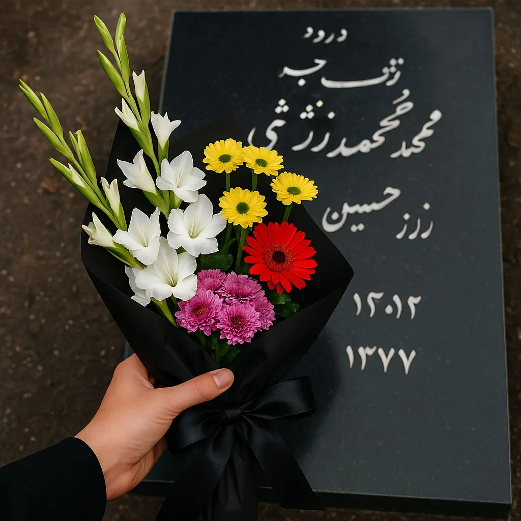 تصویر چرا گل میبرن سر مزار؟