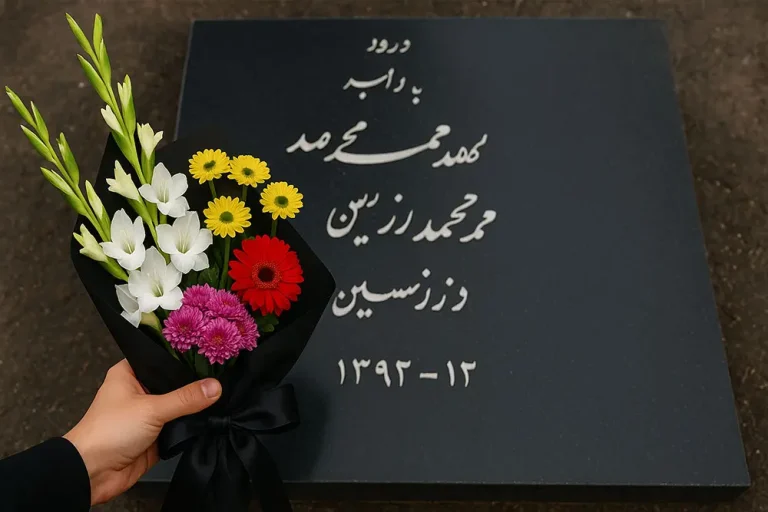 تصویر چرا گل میبرن سر مزار؟