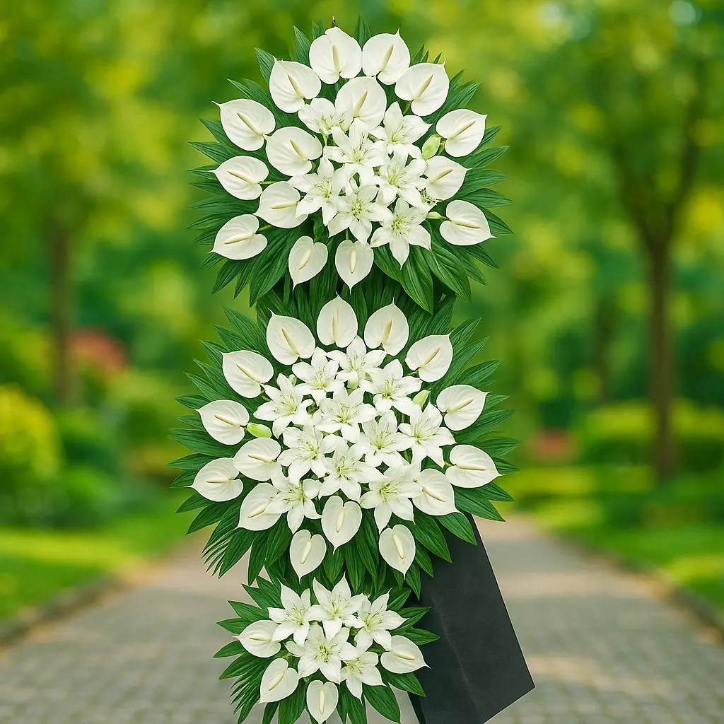 تاج گل شیک برای تسلیت
