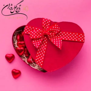 باکس گل روبانی برای ولنتاین