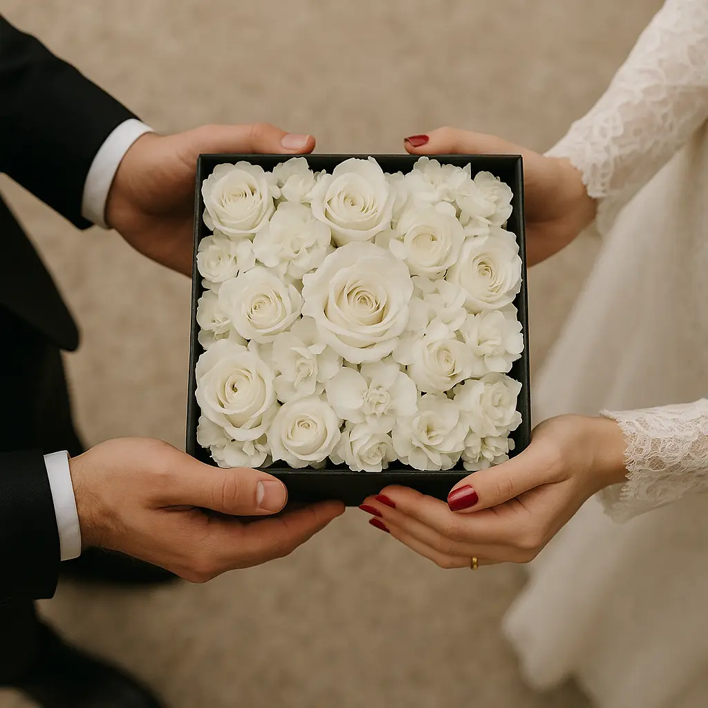 باکس گل برای سالگرد ازدواج