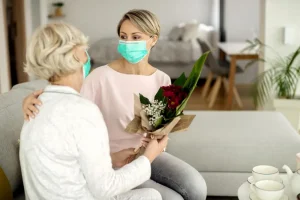 سبد گل مناسب عیادت بیمار در بیمارستان