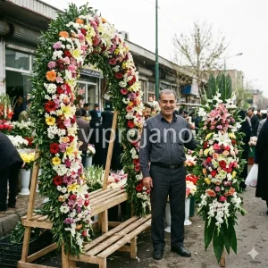 بزرگ بودن تاج گل