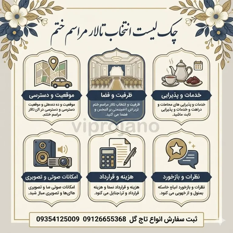 راهنمای انتخاب تالار برای مراسم ترحیم
