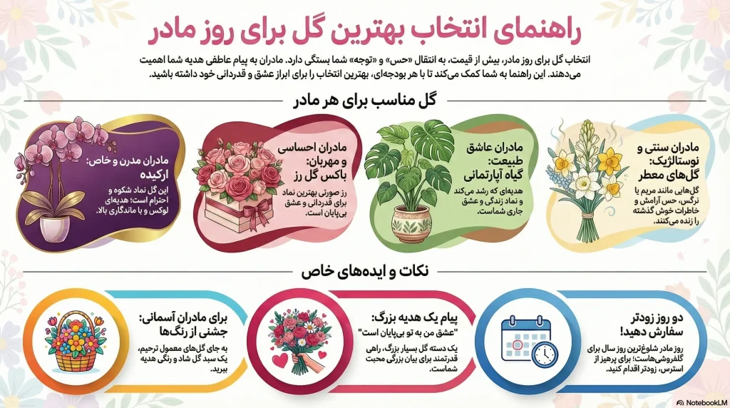 سفارش گل روز مادر
